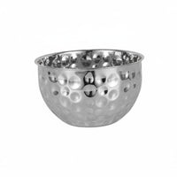 Easy to Clean Stainless Steel Mixing Bowl Long-Lasting Hammered Salad Bowl Rust Resistant Household Dishware Large Capacity for Bar, Karaoke, Party