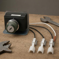 Gas Grill Spark Initiator Module Three Connectors Push Button Spark Initiator Black Housing Gas Grill Ignition Switch