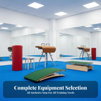 Training-Grade Adjustable Pommel Horse Sturdy Frame Vaulting Buck Padded Top Gymnastics Apparatus for Gymnasts, Students, Athletes, School, Physical Education Class, Gymnasium