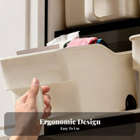 Pull-down Cabinet storage organizer High-Reach reach Storage Basket Space-Saving for Pantry
