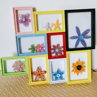 Premium Hollow 3D Quilling Paper Art Photo Frame for Crafts and Gifts