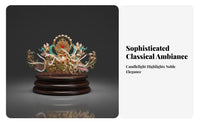 Traditional Chinese Hair Crown Fairy-Like Aesthetic Traditional Chinese Hair Accessory Traditional Hairpiece Elegant Design