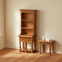 Dollhouse Bookcase Vintage Style Dollhouse Bookshelf Compact Size Mini Bookshelf for Model Scene
