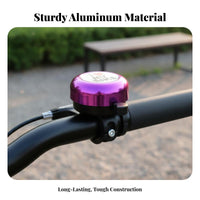 Aluminum Alloy children's Cycle Bell Loud and Clear Sound Cute Bike Bell Crisp Chime T Single for Girls, Toddlers, Cycling, Park