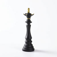 Chess Queen Figurine Decorative Chess Queen Statue Resin Figurine with Crown Matte Elegant for Collectors, Desk, Bookshelf