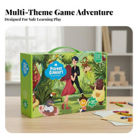 Intelligence Development Themed Cartoon Jigsaw Giftable Packaging Large Piece Jigsaw Set Problem-Solving Skills for Children 3+, Preschool