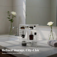 Narrow Cabinet Insert Space-Saving Cosmetic Holder Easy to Clean for Gift Givers
