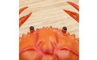 Large Joke Gift Squeaky Crab Figure Built-in Squeaker Realistic Toy for Pranksters, Halloween, Parties