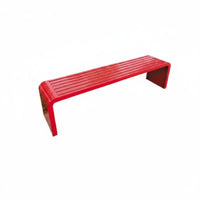 Wrought Iron Long Stool Sturdy Construction Minimalist Outdoor Bench Sturdy Duty