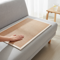 Summer Cooling Ice Silk Rattan Sofa Mat Cover with Non-Slip Breathable Design