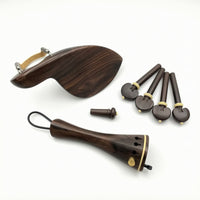 Wooden Violin Peg Tapered Violin Tuning Peg Fiddle Replacement Parts Carved Fiddle Parts Polished for Luthier, Repair Shop