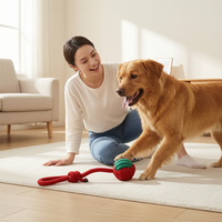 Colorful Cotton Rope Dog Chew Toy Set for Interactive Tug, Teething and Boredom Relief