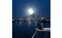 Anchor Light with Base White Boat Light with Adjustable Bracket Waterproof for Night Navigation