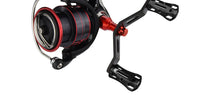 Spinning Reel DIY Metal Handle Arm, Aluminum Alloy, for Squid Fishing, Carbon Fiber Arm