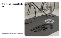 Chain Guard with Mounting Circle Curved Bike Chain Cover Protector Blocking for Cyclists, Commuters, Mountain Bikes, Commuting