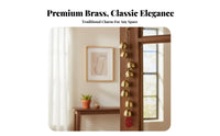 Brass Wind Tinkler Melodious Sound Decorative Door Entry Tinkler Small Brass Feng Shui Chime Great Gift Suggestion