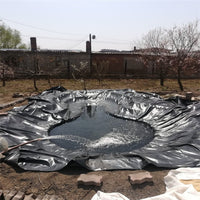 HDPE Geomembrane Pond Liner for Fish Ponds and Aquaculture, Black Anti-Seepage Film