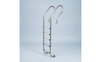 5-Step Pool Ladder Rust-Resistant Stainless Steel Pool Ladder Non-Slip for Swimmers, in-Ground Pools