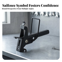 Mounting Holes UTV Tailgate Latch Bracketed Metal Tailgate Latch Assembly Iron Vehicle Part Cylindrical