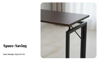 Foldable Desk Space-Saving foldable Work Table Easy to stow Workstation Portable for Students, Home Office Workers, Apartment Dwellers, Small Spaces, Dorm Room, Bedroom, Balcony