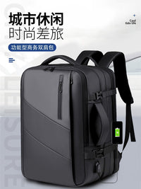 Large Capacity Men's Business Backpack with Laptop Compartment