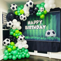 Global Soccer Tournament Inspired Soccer Theme Balloon Set Easy to Assemble Football Theme Balloon Set Versatile Decor for Children, Adults