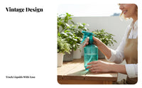 Vintage Plant Sprayer Versatile Fine Mist Spray Bottle Lightweight and Portable Handheld Water Sprayer for Hair Stylists, Balcony, Indoor, Outdoor