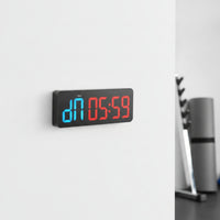 Large Display LED Interval Timer Wall-Mounted Digital Gym Clock Countdown Interval Timer with Stand Bright for Athletes, Coaches, High-Intensity Functional Training Training, Boxing