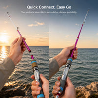 Pink Offshore Boat Fishing Rod for Beginners