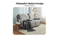 Waterproof Quilted Loveseat Cover Water Resistant Quilted Recliner Loveseat Slipcover Cup Holder Reach Sofa Protector Machine Washable for Pet Owners, Homeowners, Parents, Living Room