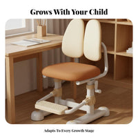 Ergonomic Kids Study Chair Support Ergonomic Kids Desk Chair Thickened Seat Cushion children's Furniture for Students, Homework, Home, Bedroom