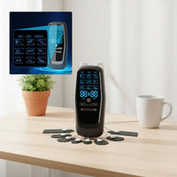 Multiple Modes Microcurrent Massage Device Adjustable Intensity EMS Muscle Stimulator Pain Relief for Home, Office, Travel