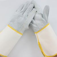 Cowhide Leather Welding Gloves for Industrial Safety and Protection