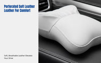 Car Headrest Neck Support Pillow, Universal Viscoelastic Foam Cushion, Breathable Perforated Cover, Fits Most Vehicles