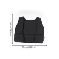 Soft Textured Adjustable Padded Chest Vest Padded Chest Protector Training Vest