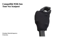 Shock-Absorbing Seatpost Cover Dustproof Cycle Seatpost Dust Cover Anti-Pinch Design Cycle Seat Tube Protector for Trail Biking