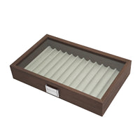 Pen Display Box 12-Slot Pen Storage Box Transparent for Desktop