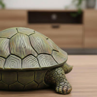 Decorative Figurine Turtle Storage Box Multi-Functional Tortoise Trinket Box Hidden Storage Turtle Statue for Living Room, Bedroom, Desktop, Entryway