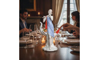 6 Pieces Music Lady Figurine Elegant Home Decor Display Ornament for Living Room
