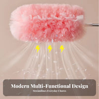5 Pieces Extendable Duster Pole Electrostatic Adsorption for Blinds, Car Owners