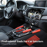 3 Pieces Car Panel Clip Removal Tool Set Non-Slip Grip for DIY Enthusiasts