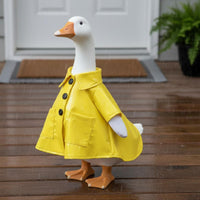 Weather Resistant Raincoat Goose Costume Festival Party Holiday Goose Outfit Summer Design Yard Decor Sunglasses Design for Outdoor