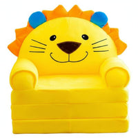 Fold-Open Crown Lounger firm-density Foam Support transformable Flip-Open Lounger
