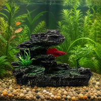 Creative Chinese Style Mountain Aquarium Ornament Resin Craft Decoration