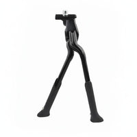 Folding Design Adjustable Aluminum Cycle Kickstand Stable Parking Support Center Mount Bike Stand Non-Slip Sole for Commuting