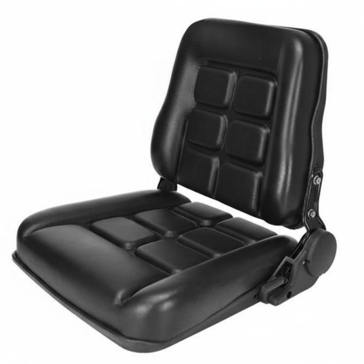 Adjustable Slide Rails Forklift Seat Easy Installation Universal Forklift Seat Includes Safety Belt