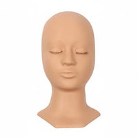 Eyelid Pair Eyelash Extension Training Head Neck Base Eyelash Extension Mannequin Head Reusable