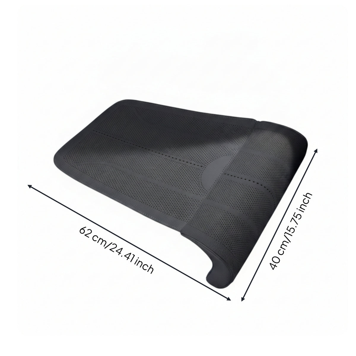 Breathable Car Seat Cushion with Leg Rest Comfortable Front Seat Cushion with Leg Support Fatigue-Resistant High-Density for Commuters, Road Trips