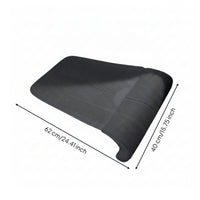 Breathable Car Seat Cushion with Leg Rest Comfortable Front Seat Cushion with Leg Support Fatigue-Resistant High-Density for Commuters, Road Trips