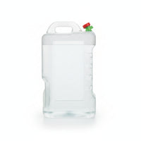Storage Gear Top Handle Large Opening Water Container with Scale Clear Rectangular Water Container Food-Grade for Kitchen